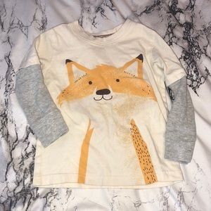 Long sleeve fox shirt